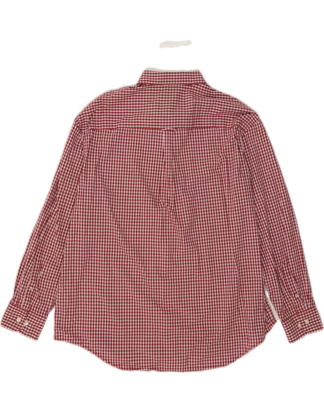 IZOD Mens Shirt 2XL Red Gingham Cotton Vintage Izod and Second-Hand Izod from Messina Hembry 