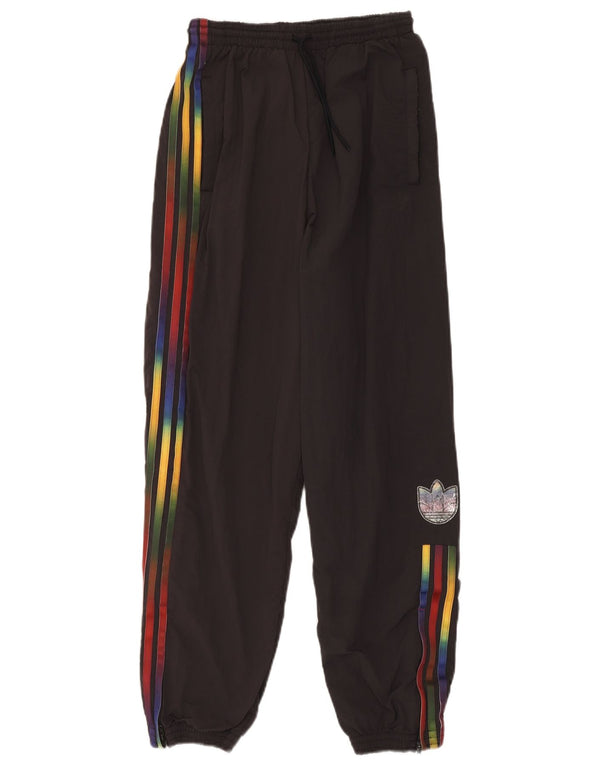 Adidas Graphic Tracksuit Bukser til kvinder Joggers UK 10 Small Black