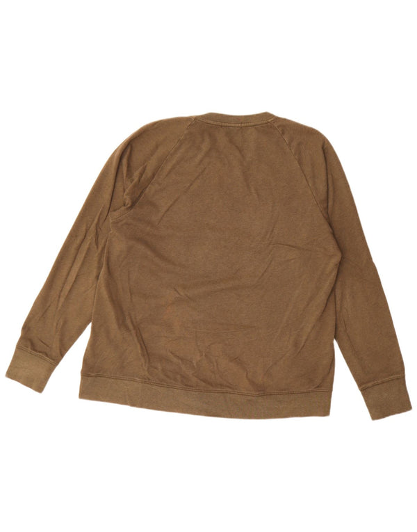 Gap Herre Grafisk Sweatshirt Jumper Medium Khaki Bomuld