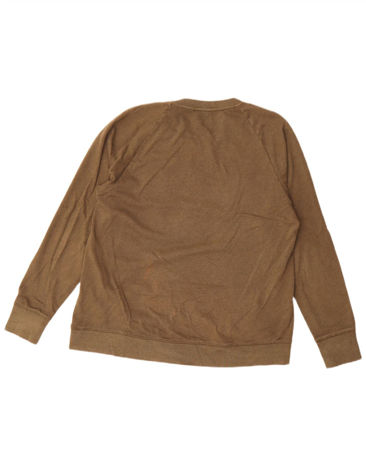 Gap Herre Grafisk Sweatshirt Jumper Medium Khaki Bomuld