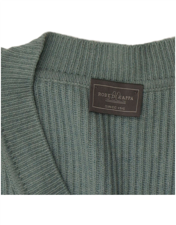 Kappa Herre V-hals sweater Stor blå uld