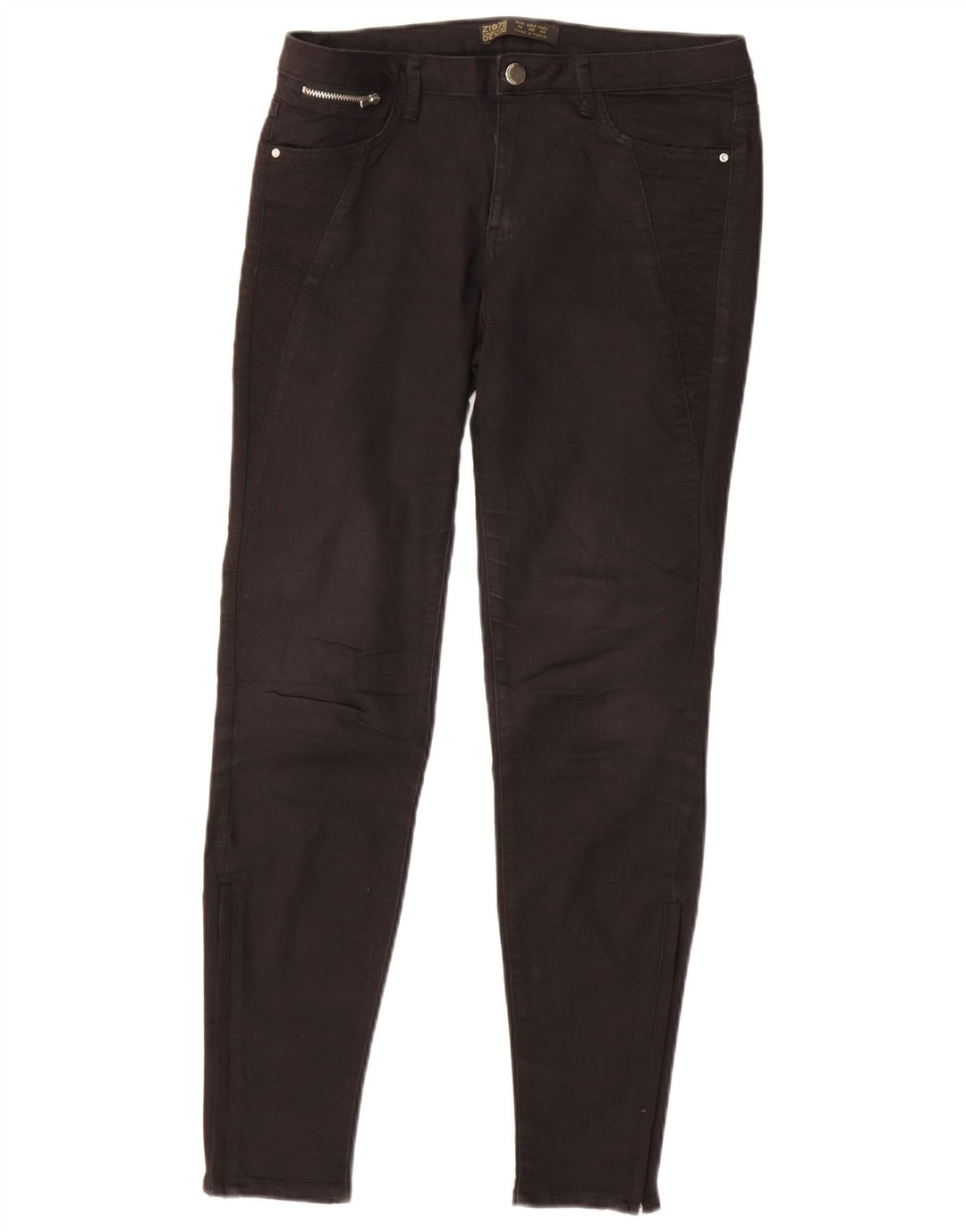 Zara Dame Skinny Jeans EU 40 Medium W30 L28 Sort