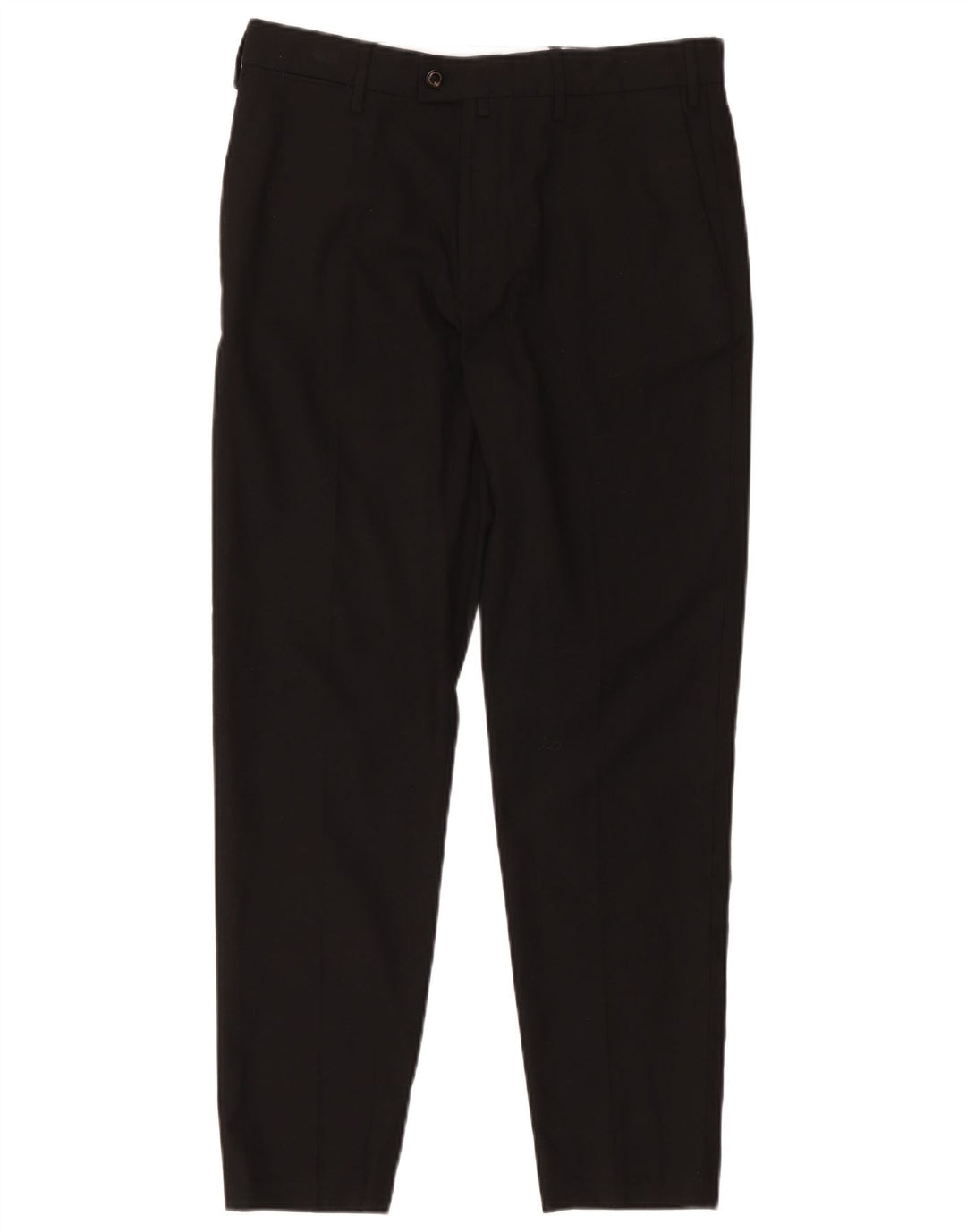 Zara Herre Slim Suit Bukser EU 40 Medium W31 L27 Sort Polyester