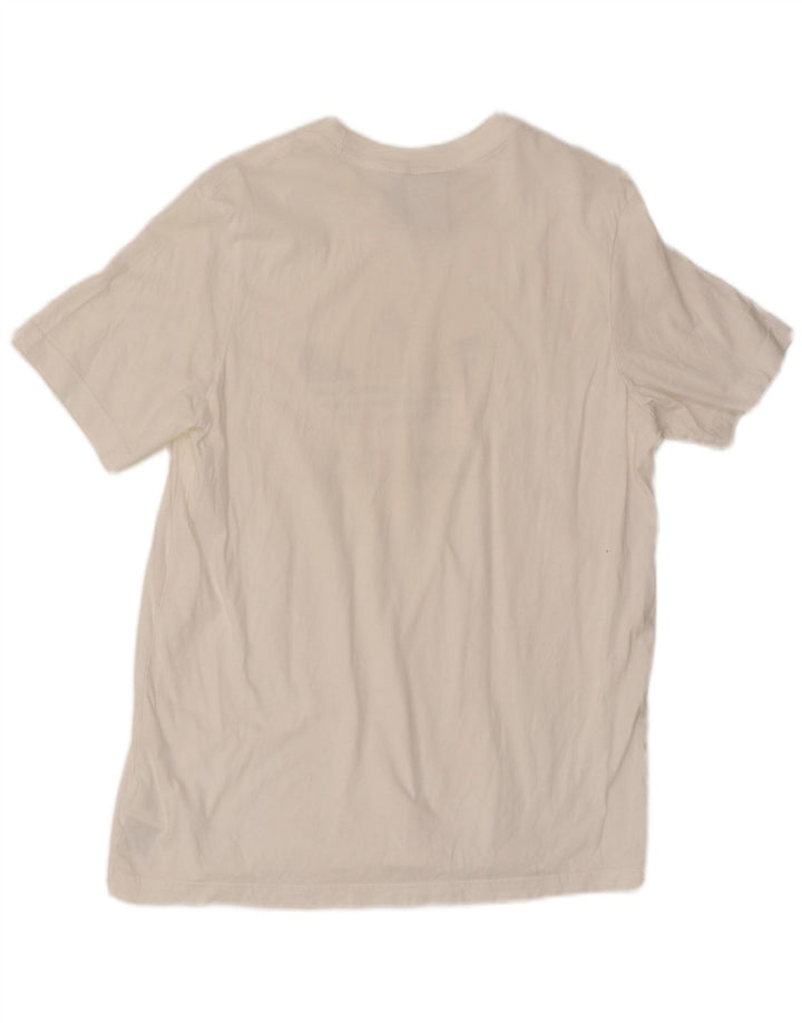 Adidas Grafisk T-shirt top til mænd, stor hvid bomuld