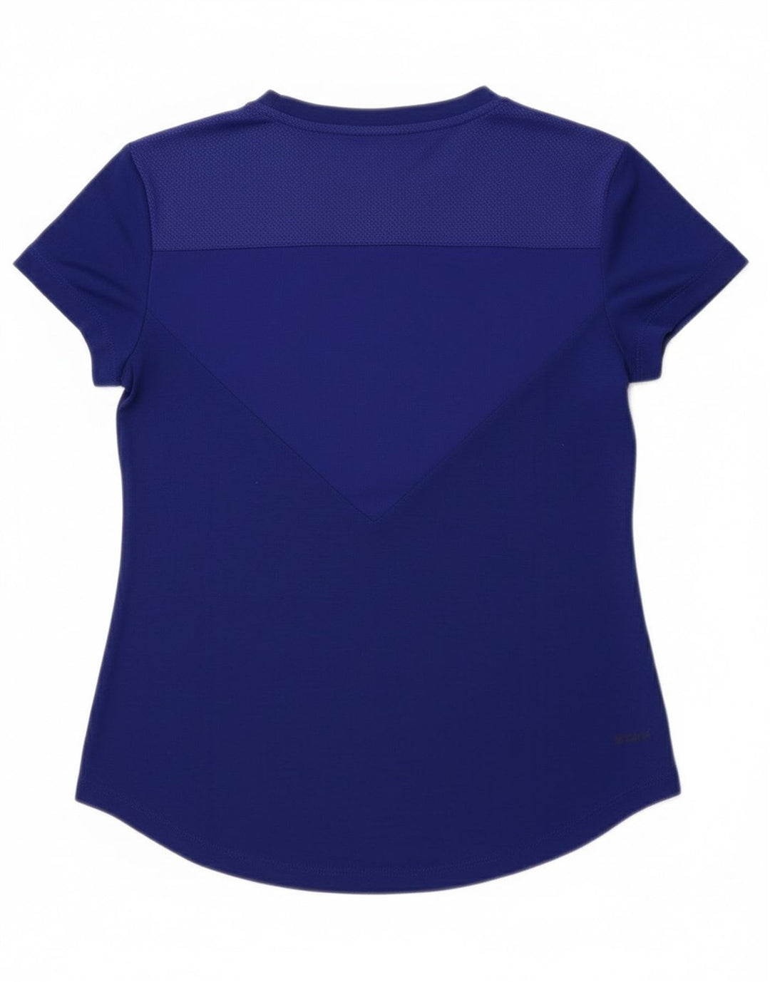 Adidas Womens Crop T-Shirt Top UK 8/10 Small Navy Blue Polyester