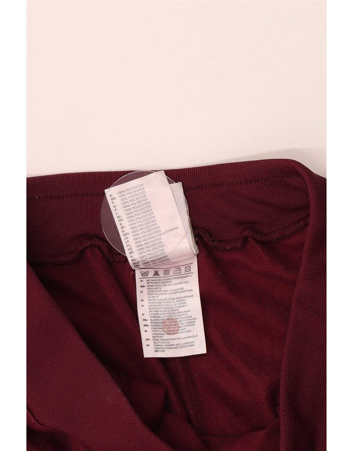 Adidas Dame træningsdragt Bukser Joggers UK 16 Large Maroon Polyester