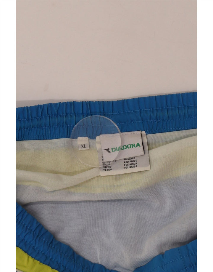 Diadora Badeshorts til mænd XL Blå Colourblock Polyester