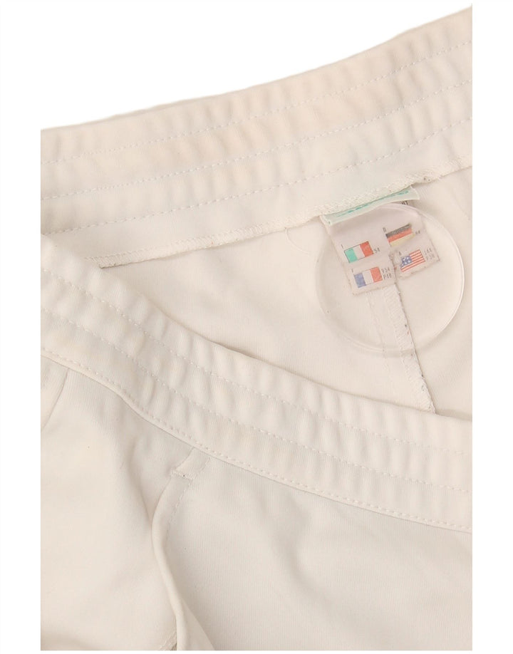 ELLESSE Mens Chino Shorts W38 XL White Colourblock Polyester