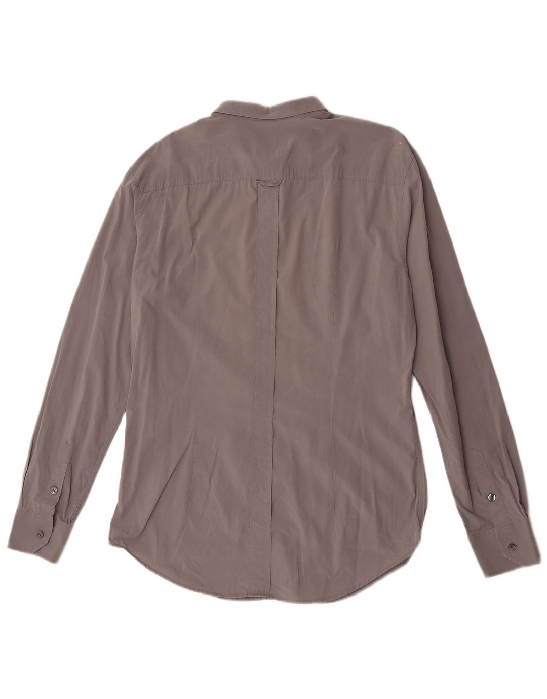 Dolce & Gabbana Herre Slim Shirt IT 52 Stor Grå Bomuld