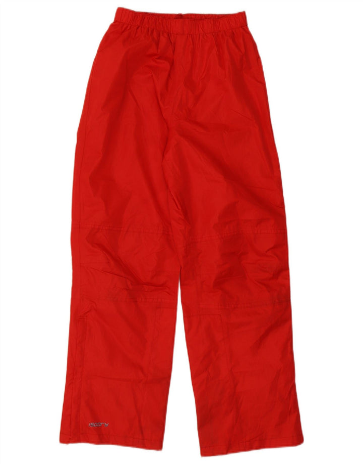 Mountain Warehouse Drenge Vandtætte Bukser 11-12 År Rød Polyester