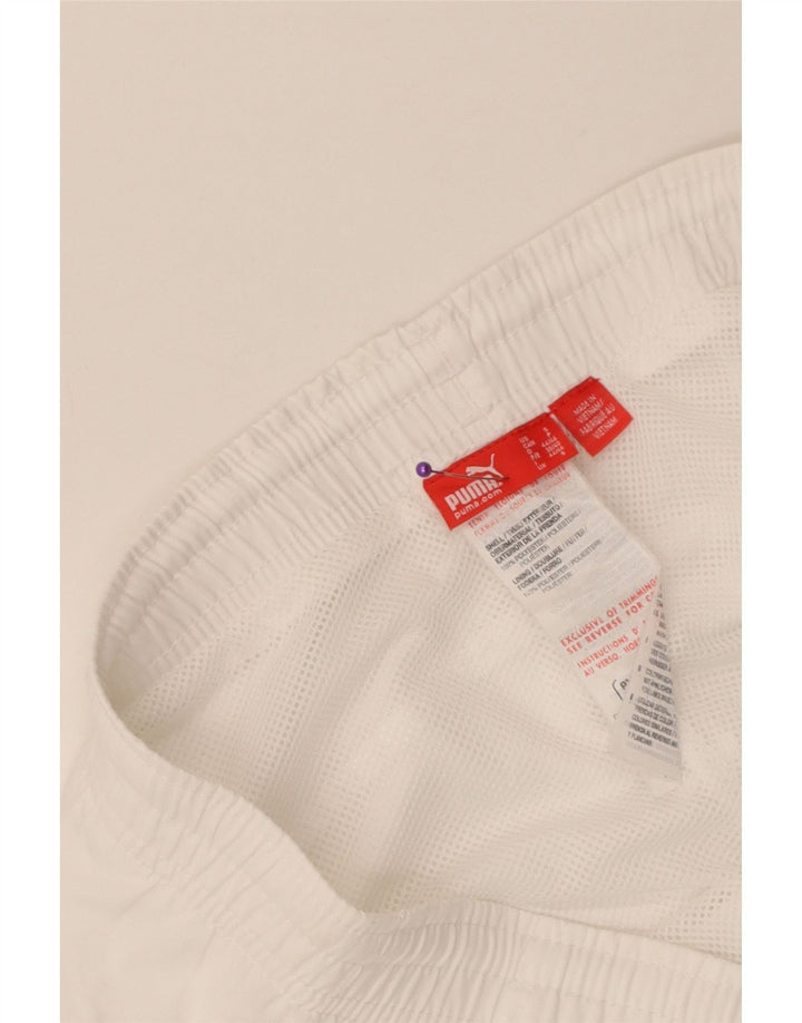 Puma Herre grafiske Bermuda sportsshorts Små hvide polyester