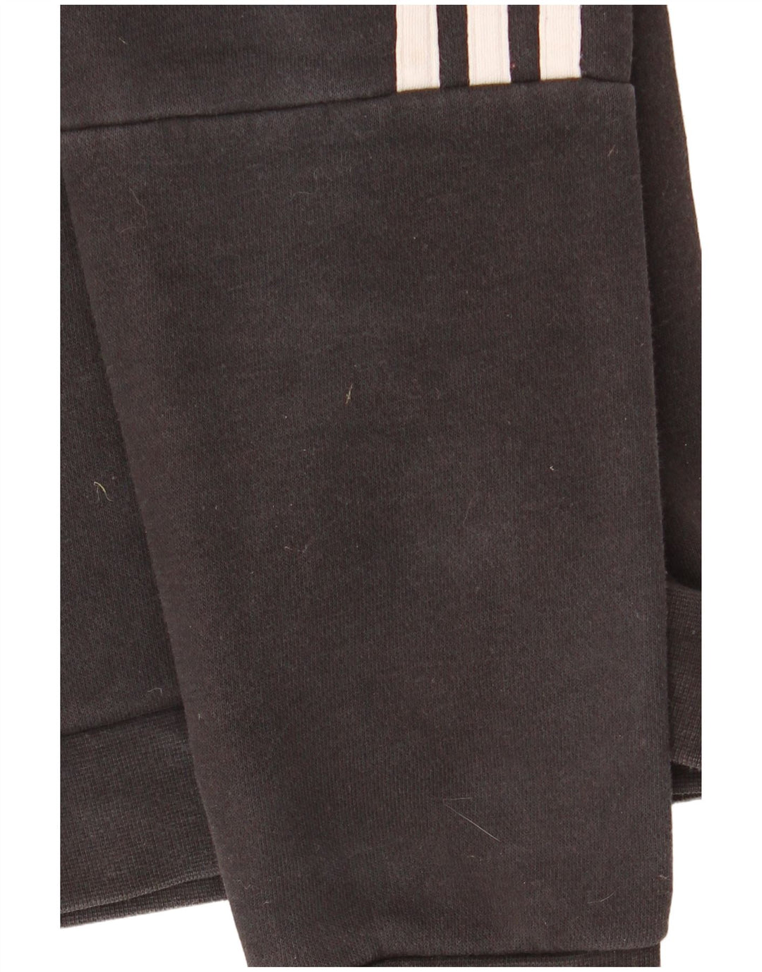 ADIDAS hættetrøje med lynlås til drenge 11-12 år Sort bomuld