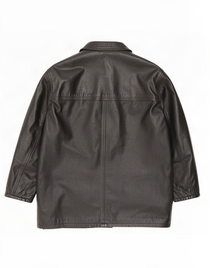 Settore Herre Læderfrakke UK 42 XL Sort