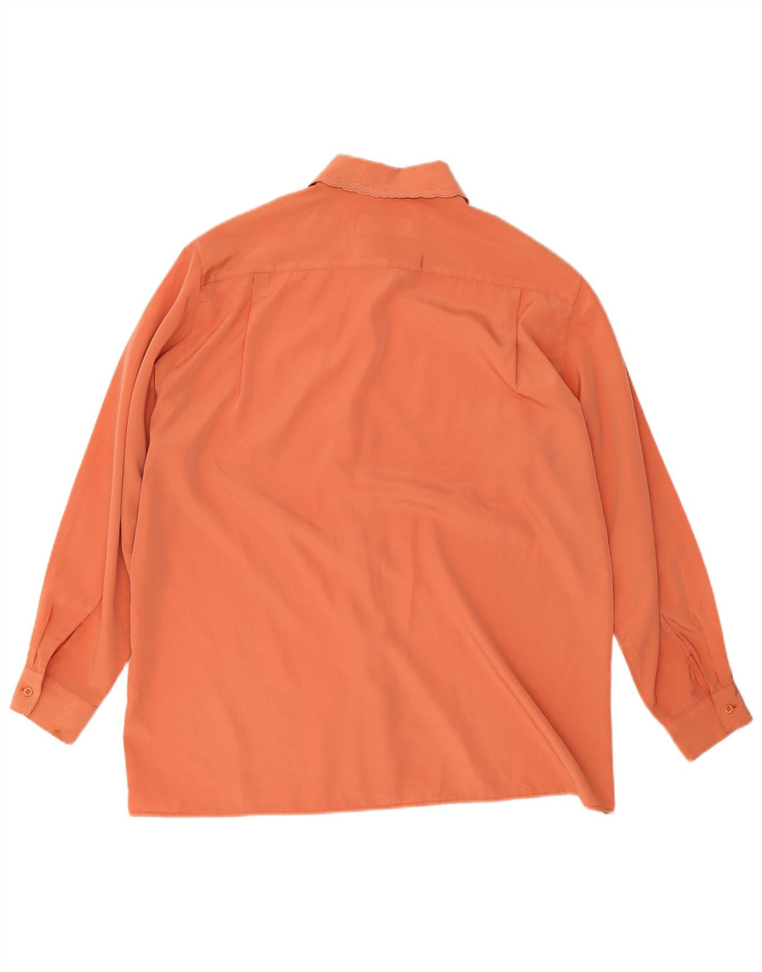 Cacharel Dameskjortebluse UK 16 Stor Orange Polyester