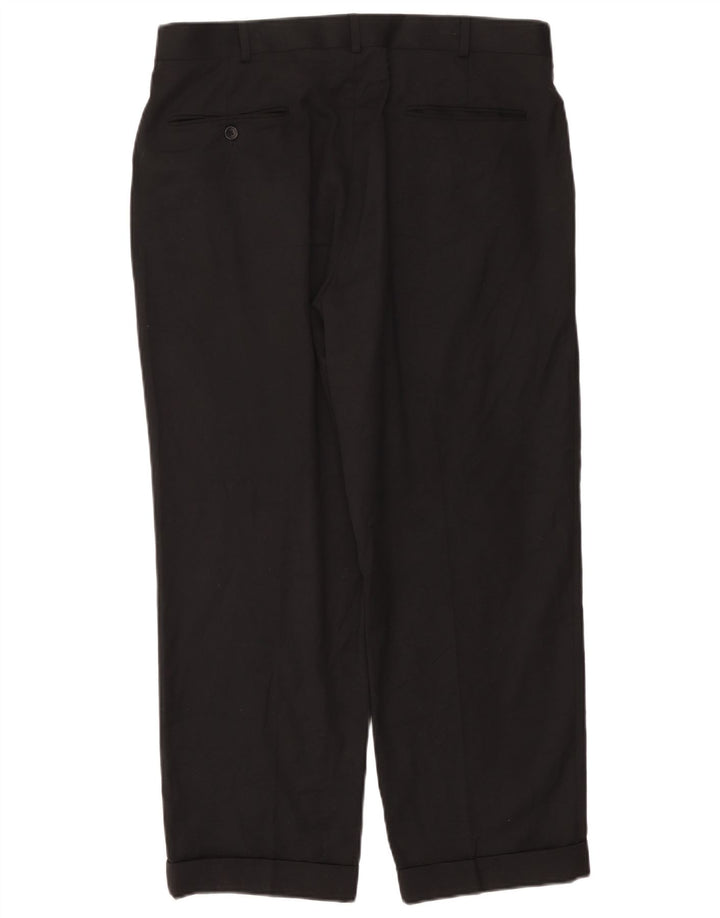 DOCKERS Herre Pegged Chino Bukser W36 L30 Sort Polyester