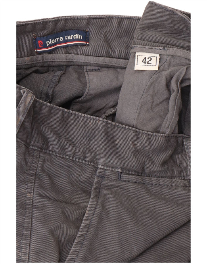 Pierre Cardin Straight Chino-bukser til mænd W32 L33 Grå
