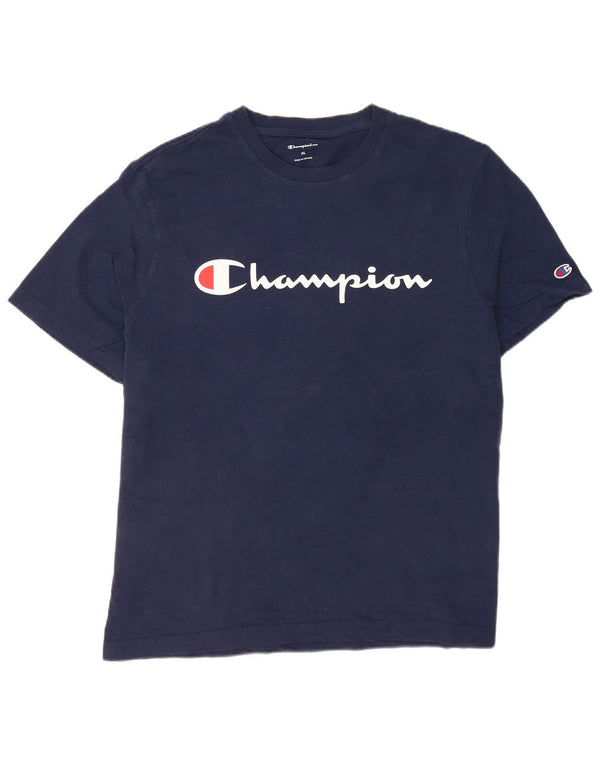 Champion Herre grafisk T-shirt top XL marineblå
