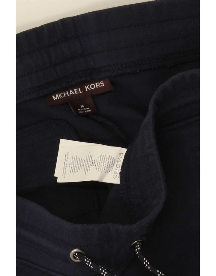 Michael Kors Herre grafiske sportsshorts Medium Navy Blue Colourblock Bomuld