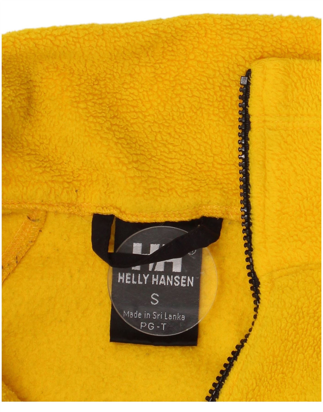 HELLY HANSEN Fleecejakke til mænd UK 36 Small Yellow Colourblock Polyester