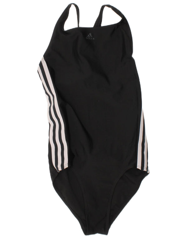 Adidas piger 3D bue badetøj 13-14 år sort stribet polyamid sport