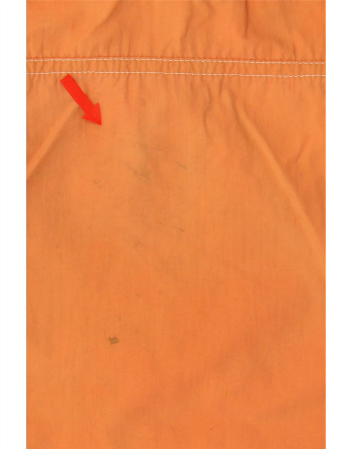 SPEEDO Mens Graphic Swimming Shorts Medium  Orange Polyester Vintage Speedo and Second-Hand Speedo from Messina Hembry 