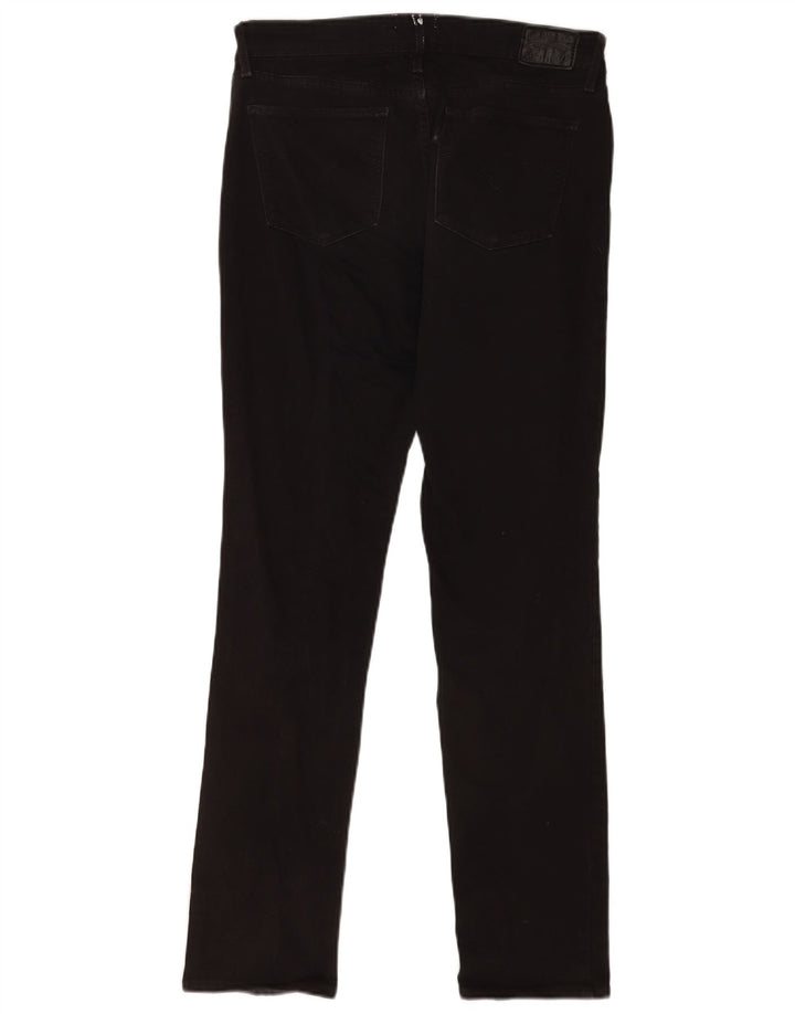 Levi's Dame 712 Slim Jeans W30 L32 Sort Bomuld