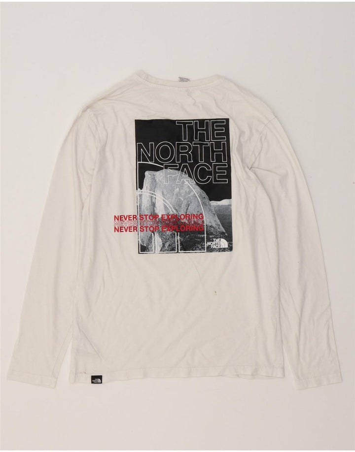 THE NORTH FACE Herre grafisk top Langærmet medium hvid bomuld