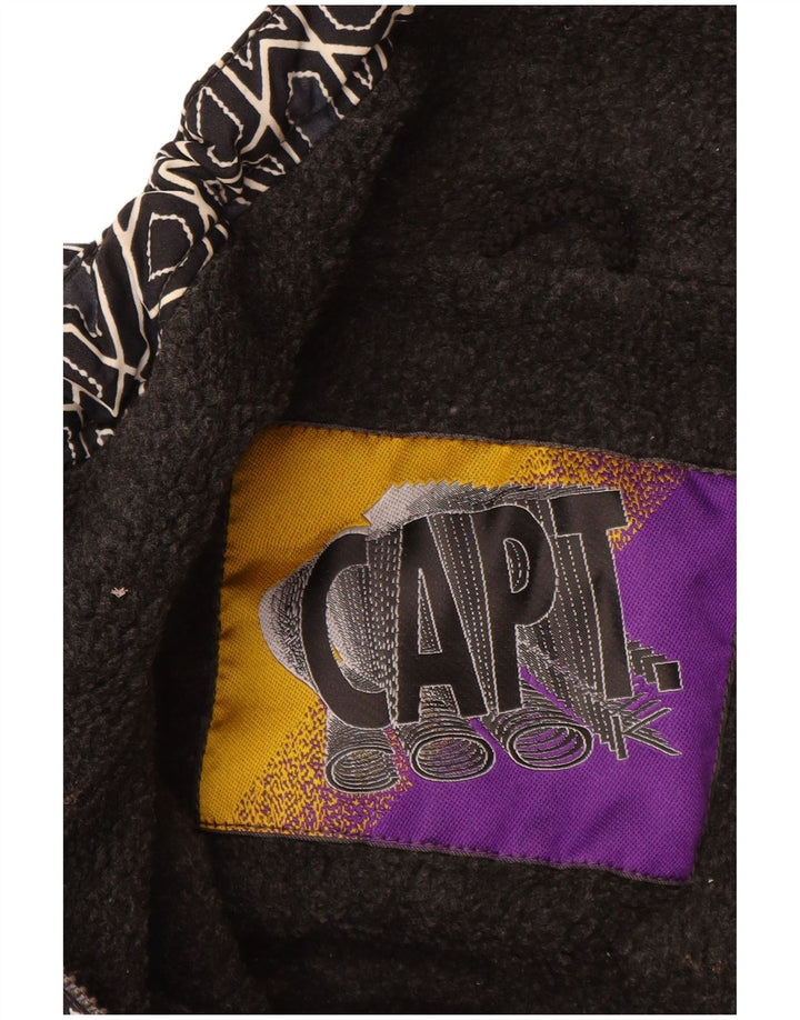 CAPT. COOK Herre Grafisk Anorak Jacket UK 42 XL Grå Geometrisk