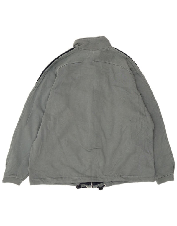 Champion Mens Tracksuit Top Jacket Large Grey Striped
