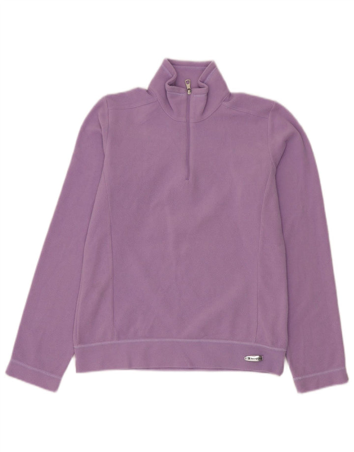 Champion Dame Fleece Jumper med lynlås DK 10 Lille lilla polyester
