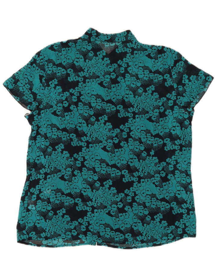 MARKS & SPENCER Womens Shirt Blouse UK 16 Large  Multicoloured Floral