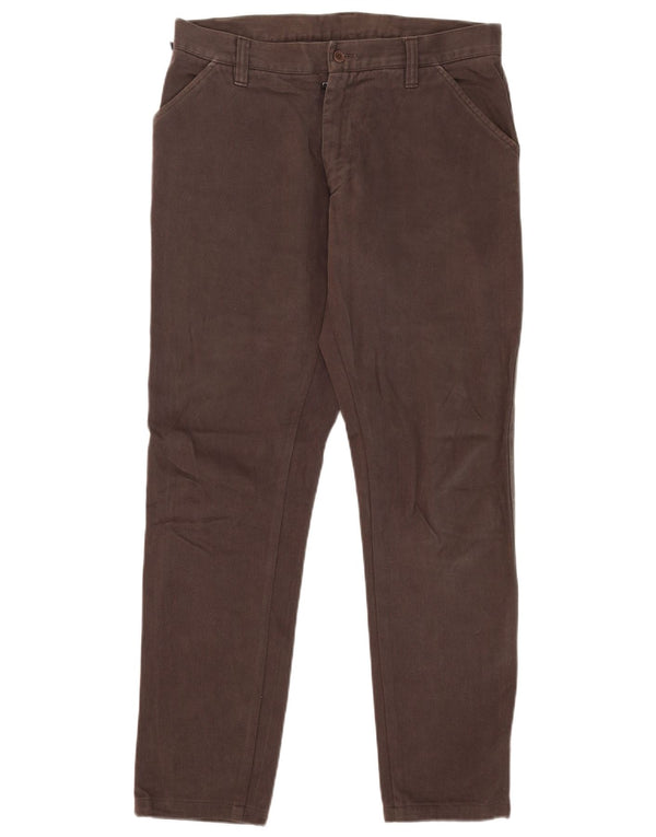 DOLCE & GABBANA Slim Casual Bukser til mænd IT 50 Large W32 L31 Brun Bomuld