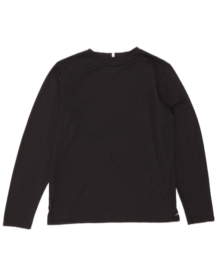 New Balance Herre Top Langærmet Stor Sort Polyester
