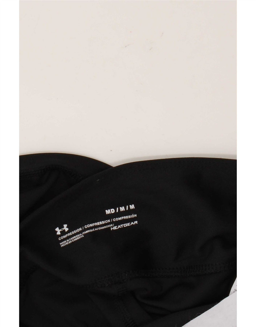 Under Armour Womens Compression Crop Leggings UK 14 Medium Black