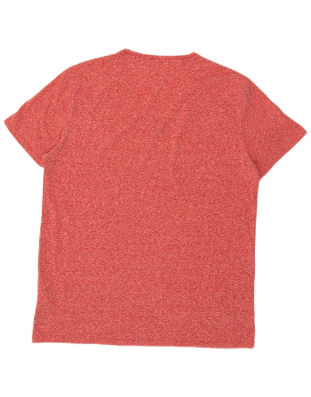 Tommy Hilfiger Herre Regular Fit T-Shirt Top XL Rød Flecked Polyester