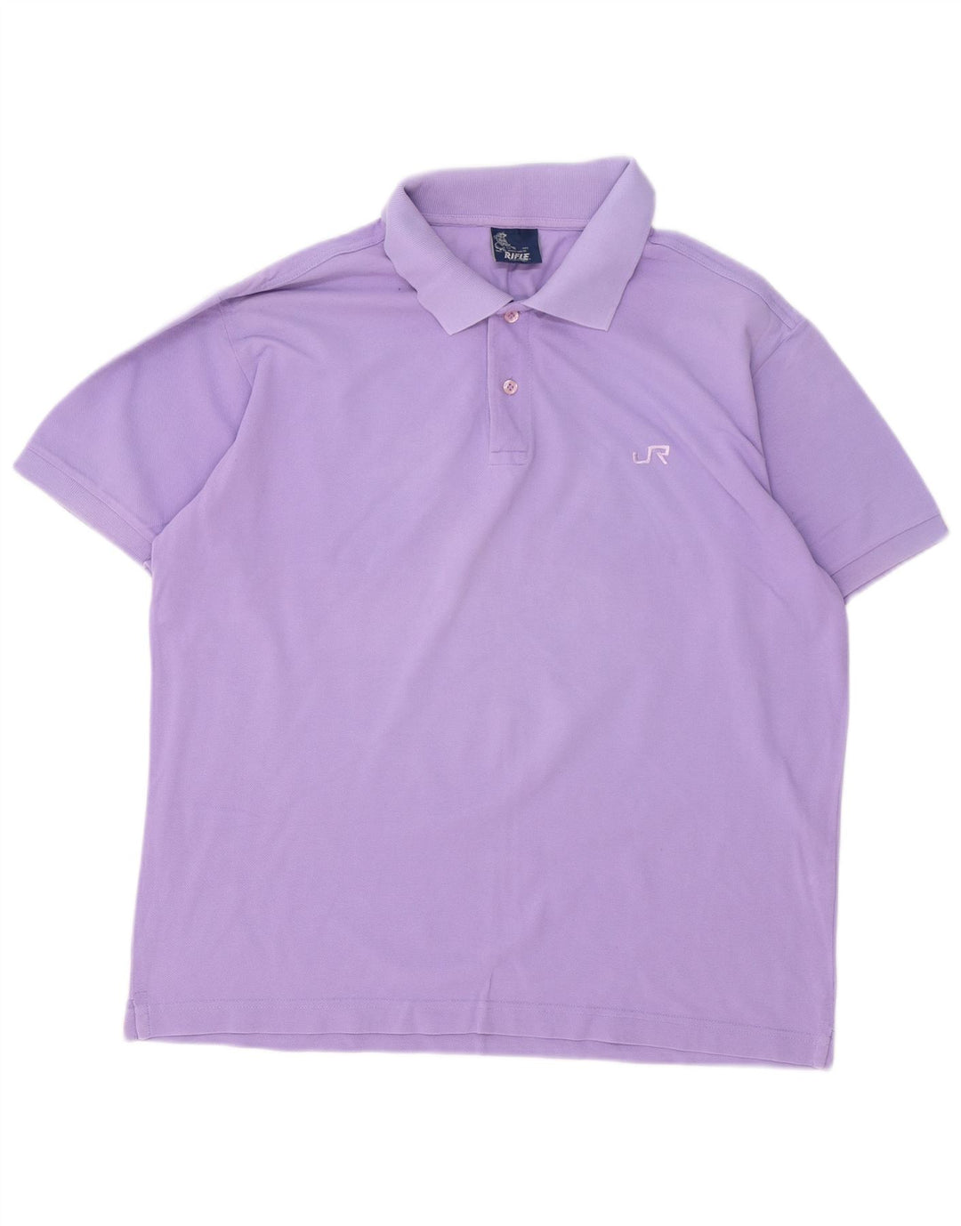 Rifle Herre poloshirt Stor lilla bomuld