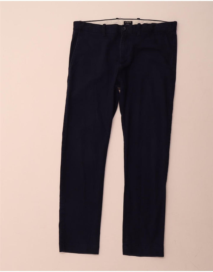 J. Crew Herre Slim Fit Chino Bukser W32 L30 Marineblå Bomuld