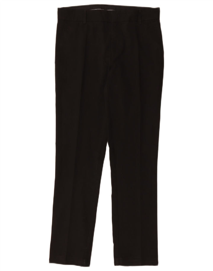 Marks & Spencer Boys Slim Suit Bukser 12-13 år W28 L27 Sort Polyester