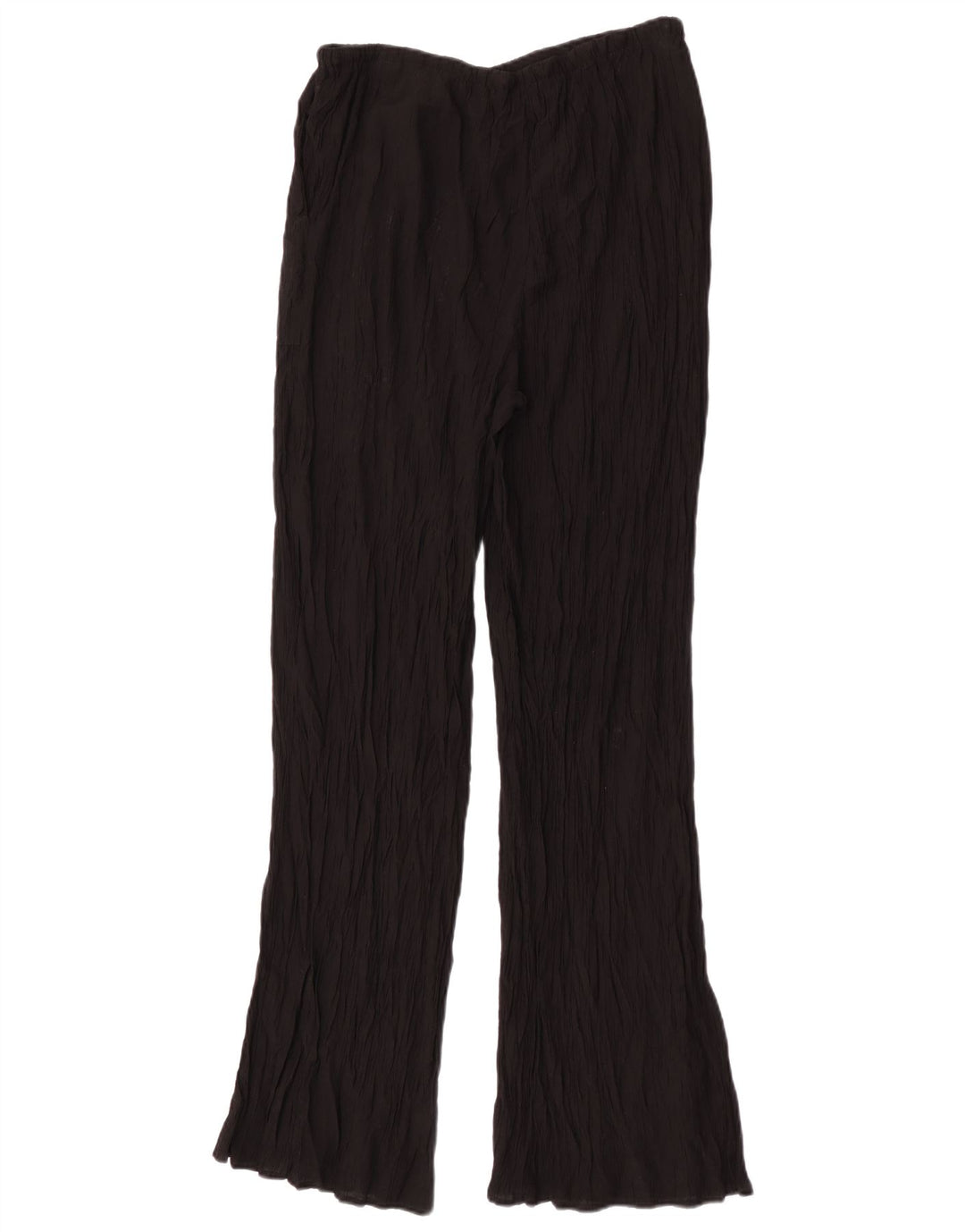 Zara Dame Flare Bukser XL W32 L32 Sort Viscose