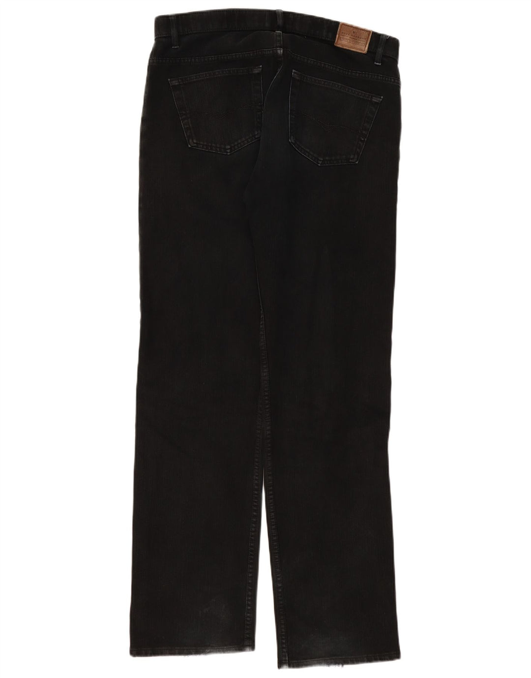 Marks & Spencer Herre Blue Harbor Straight Jeans W36 L33 Sort Bomuld