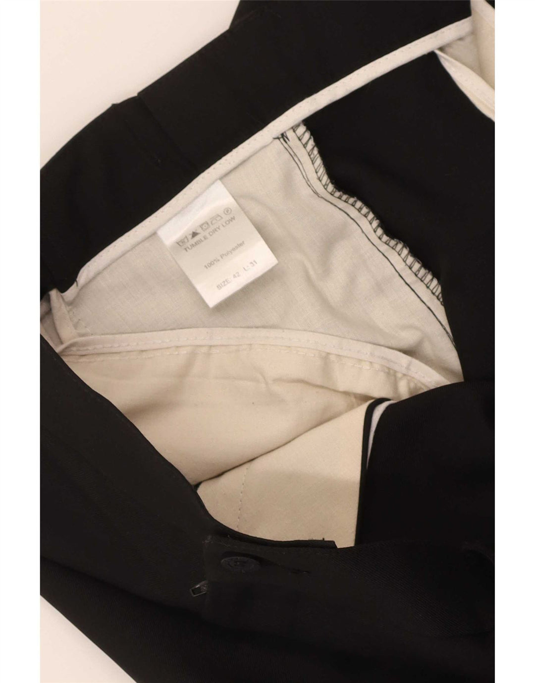 Farah Herre Tapered Chino Bukser W42 L31 Sort Polyester
