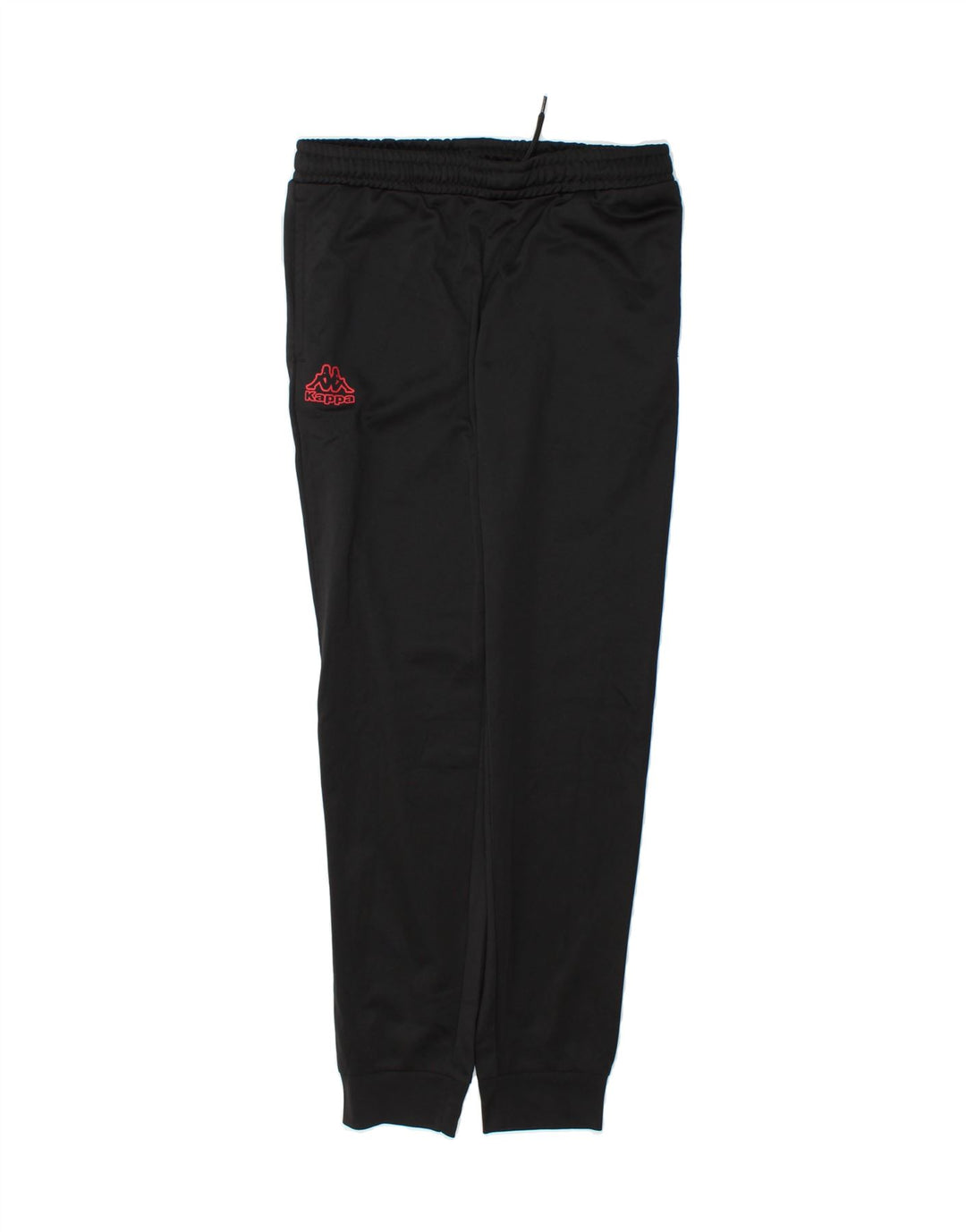 KAPPA Boys Tracksuit Trousers Joggers 13-14 Years  Black Polyester Vintage Kappa and Second-Hand Kappa from Messina Hembry 