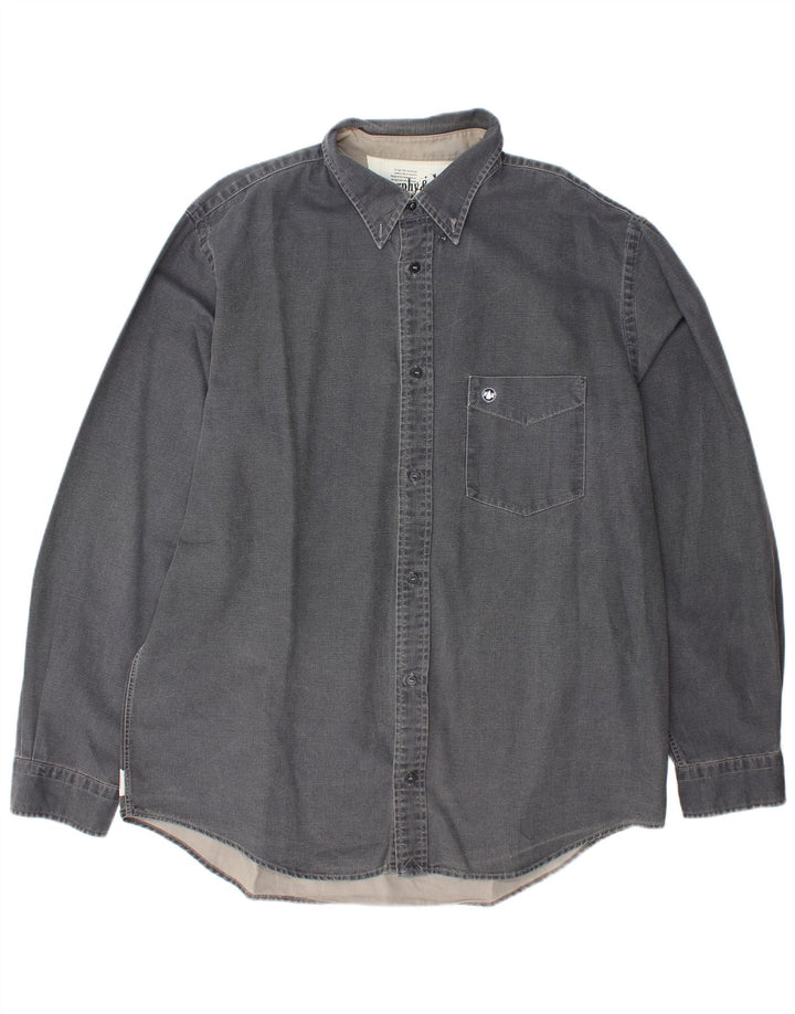 MURPHY & NYE Herreskjorte 2XL Grå Bomuld