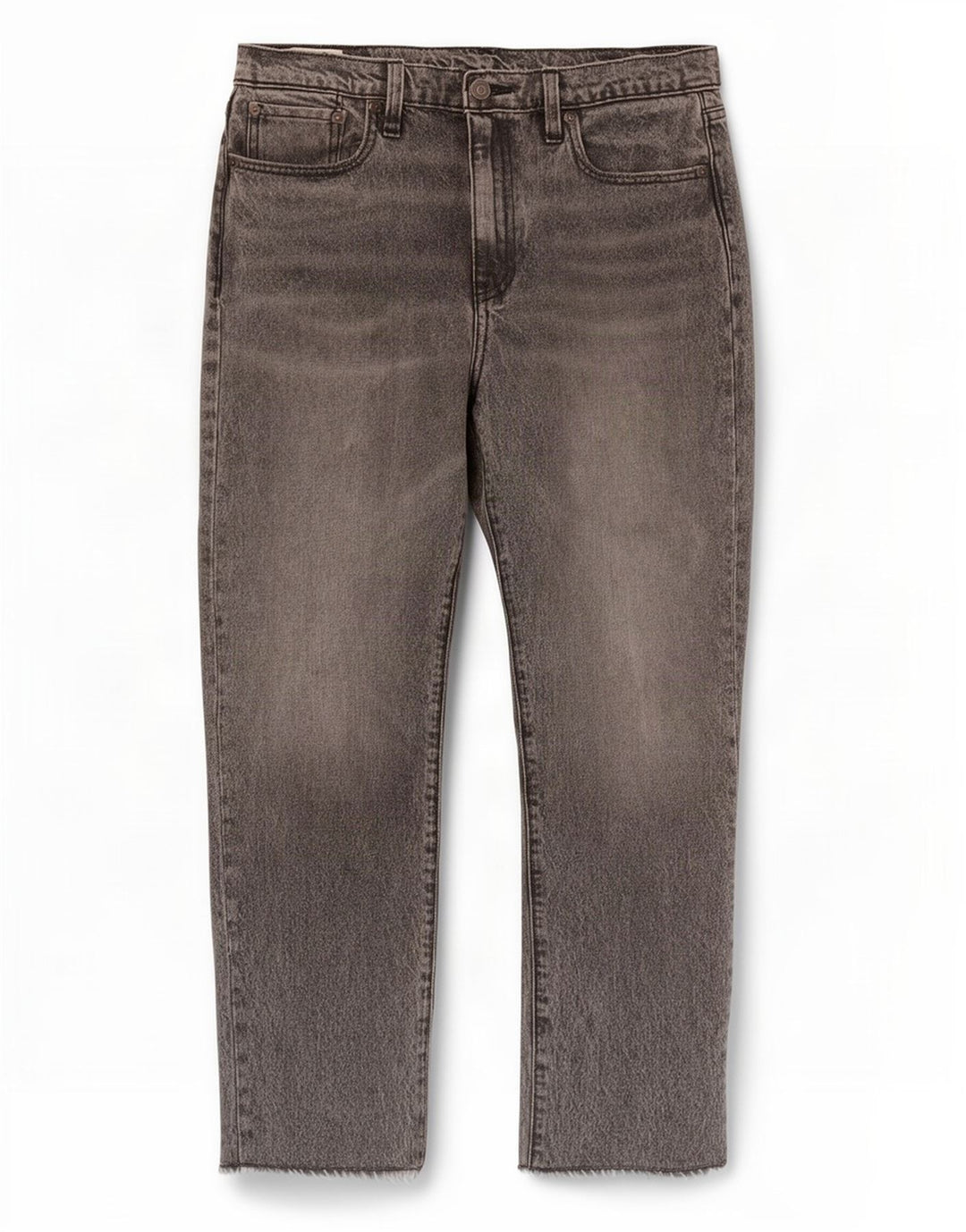 Levi's Herre 502 tilspidsede jeans W33 L32 Grå bomuld