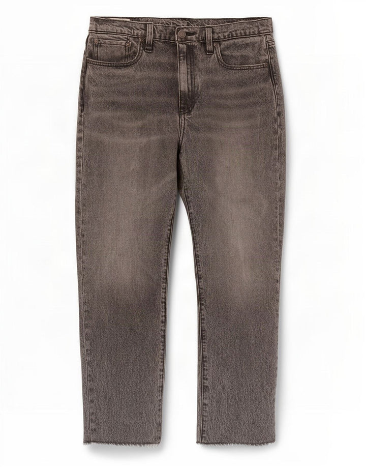 Levi's Herre 502 tilspidsede jeans W33 L32 Grå bomuld