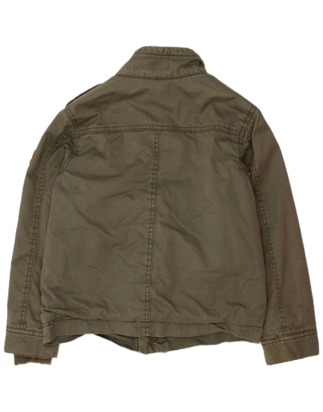 Tommy Hilfiger Militærjakke til drenge 6-7 år Lille Khaki Bomuld