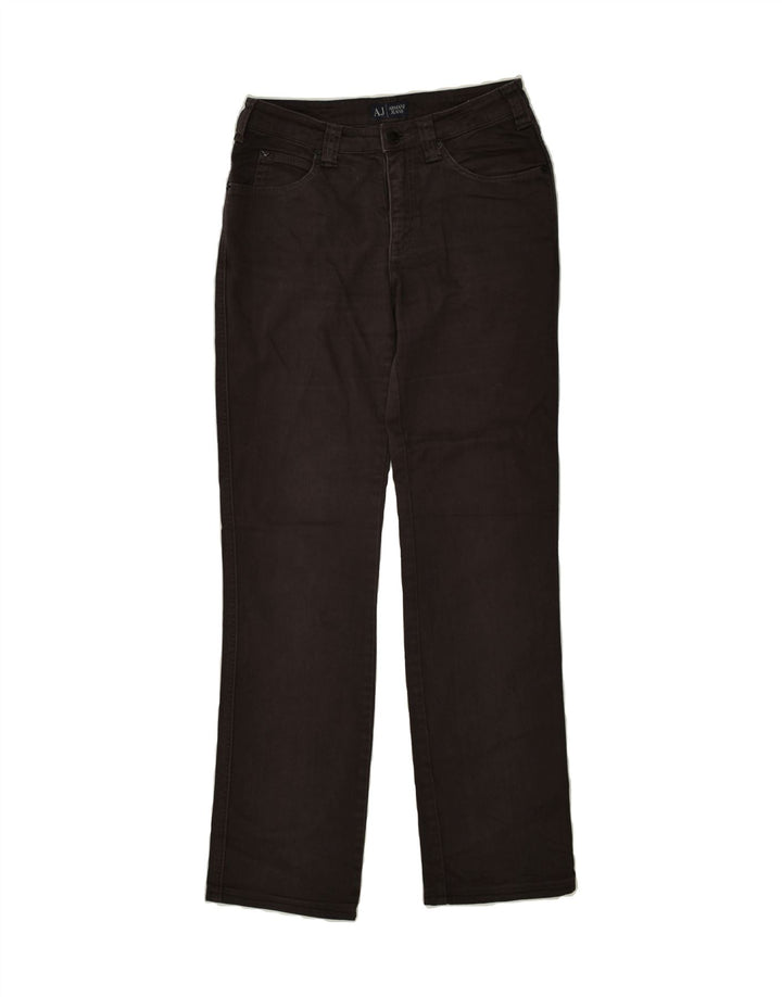 ARMANI Womens Slim Jeans W28 L32  Brown Cotton Vintage Armani and Second-Hand Armani from Messina Hembry 
