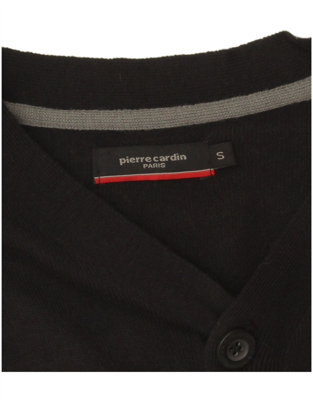 Pierre Cardin Herre Cardigan Sweater Lille Sort Akryl