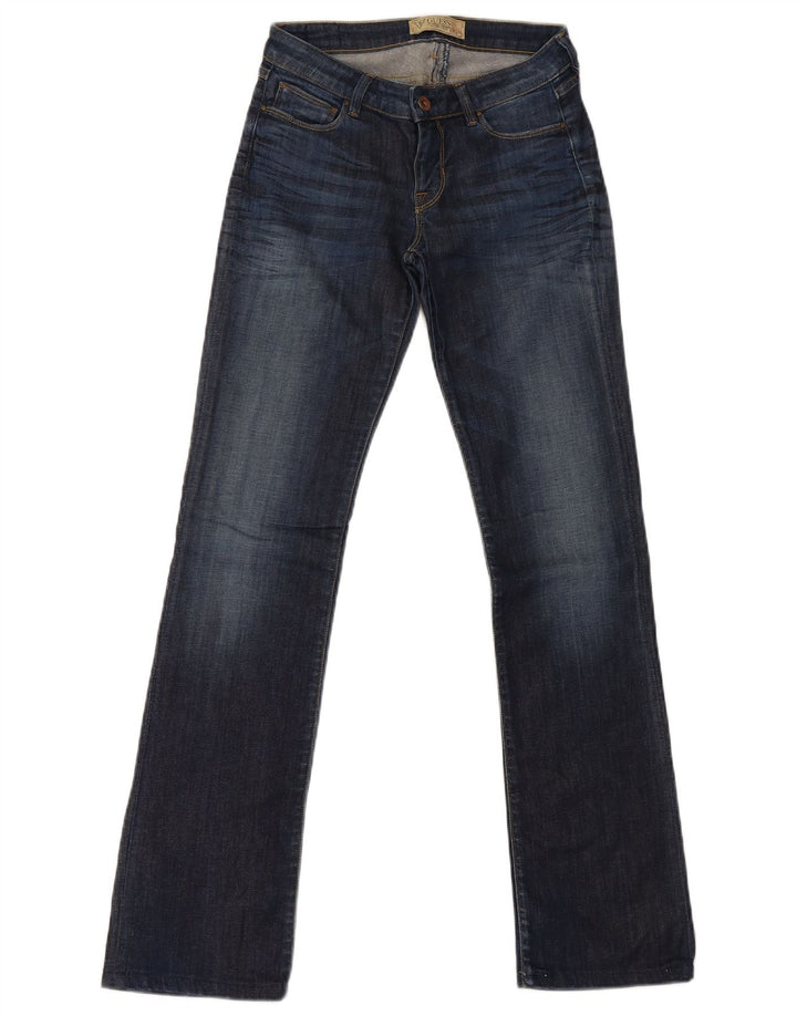 Guess Dame Bootcut Jeans W27 L33 Marineblå