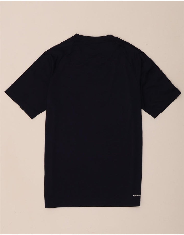 Adidas Aeroready T-shirt top til mænd, lille marineblå polyester